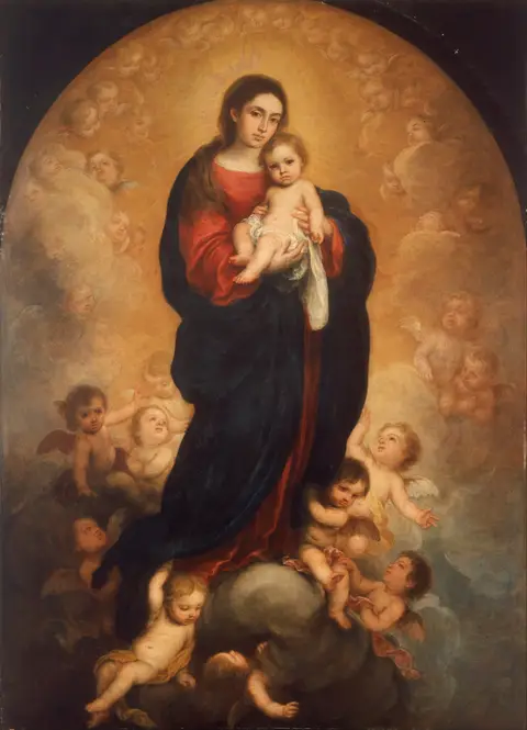 Virgin And Child In Glory